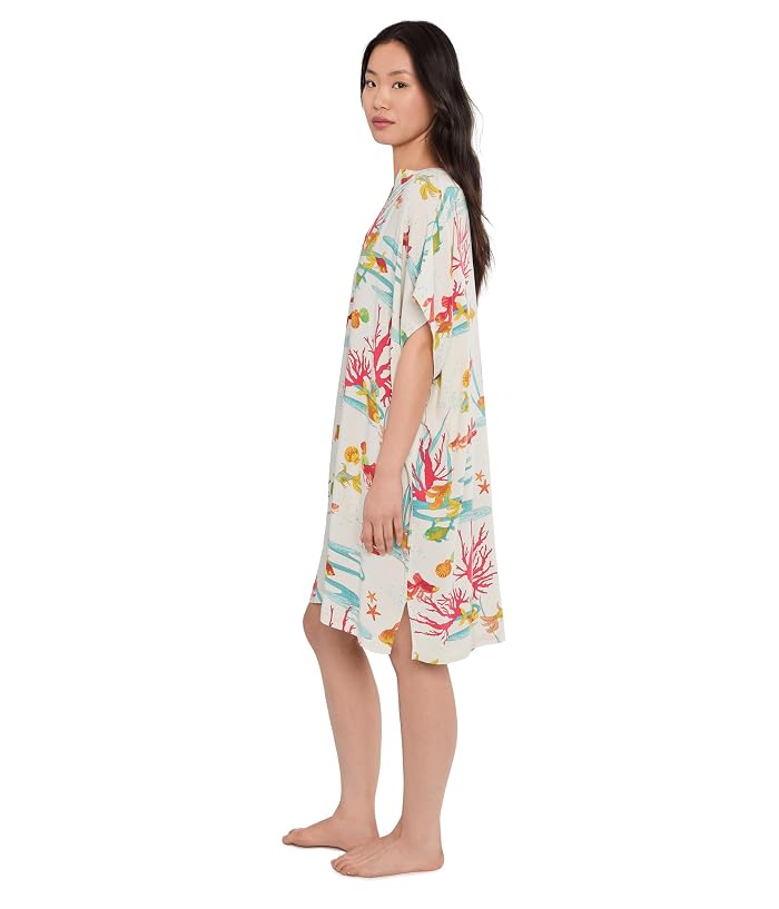N by Natori Ocean's Embrace Printed Challis Sleepshirt - Image 3