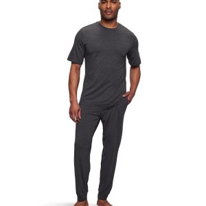 Eberjey Henry Modal Short Sleeve Pant PJ Set
