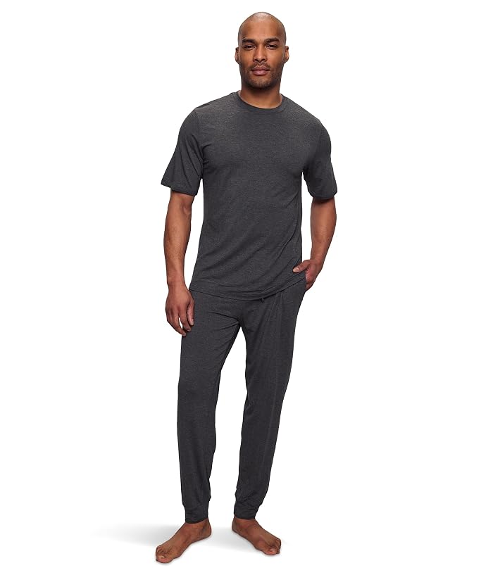 Eberjey Henry Modal Short Sleeve Pant PJ Set
