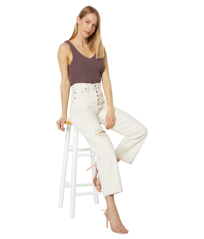 Levi's® Womens Snap Ribcage Straight Ankle - Image 4