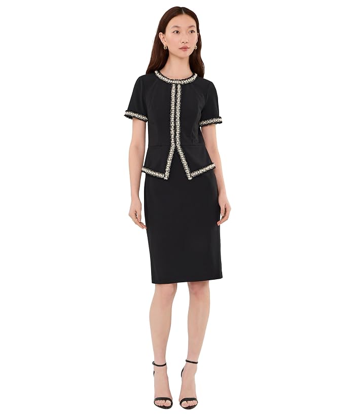 Adrianna Papell Crepe Sheath Dress