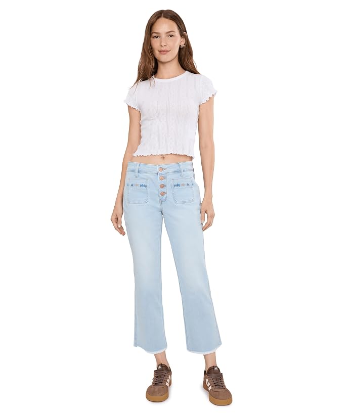 NYDJ Marilyn Straight Ankle Embroidered Jeans - Image 2