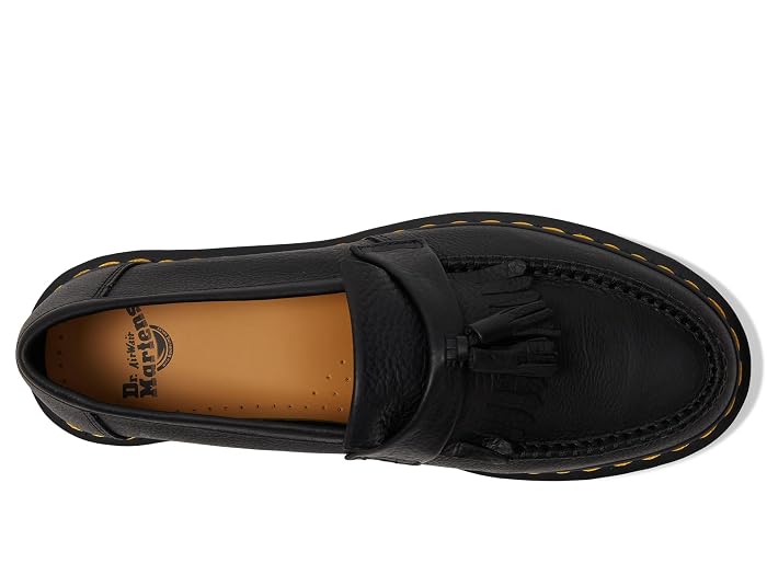 Dr. Martens Adrian Yellow Stitch Leather Loafers - Image 2