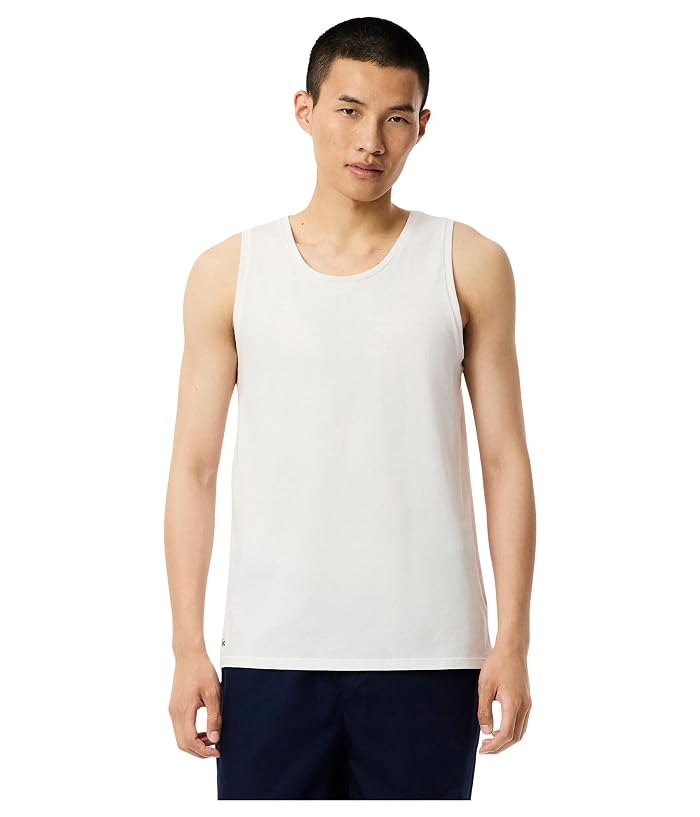 Lacoste 100{c4b802007c7f4a40b7f8f6bf46524c13752c9ce2743d29ab82b33dafed4c092d} Cotton Slim Fit Tank Top 3-pack - Image 2