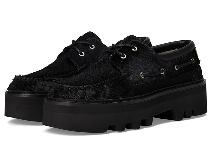 AllSaints Aastha Fur Boat Shoes