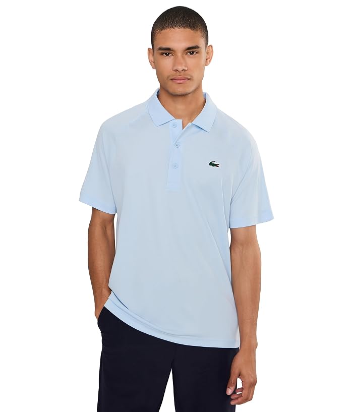 Lacoste Short Sleeve Sport Breathable Run-Resistant Interlock Polo Shirt
