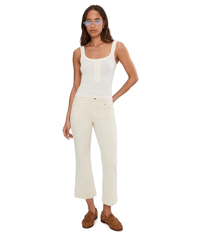 Liverpool Los Angeles Mid-Rise Gia Glider Crop Flare Jeans With Wide Hem 27" Inseam - Image 2