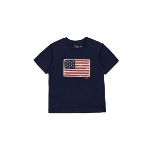 Polo Ralph Lauren Kids Flag Cotton Jersey Tee (Toddler/Little Kid)