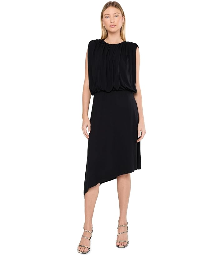 Liverpool Los Angeles Draped Asymmetrical Knit Dress