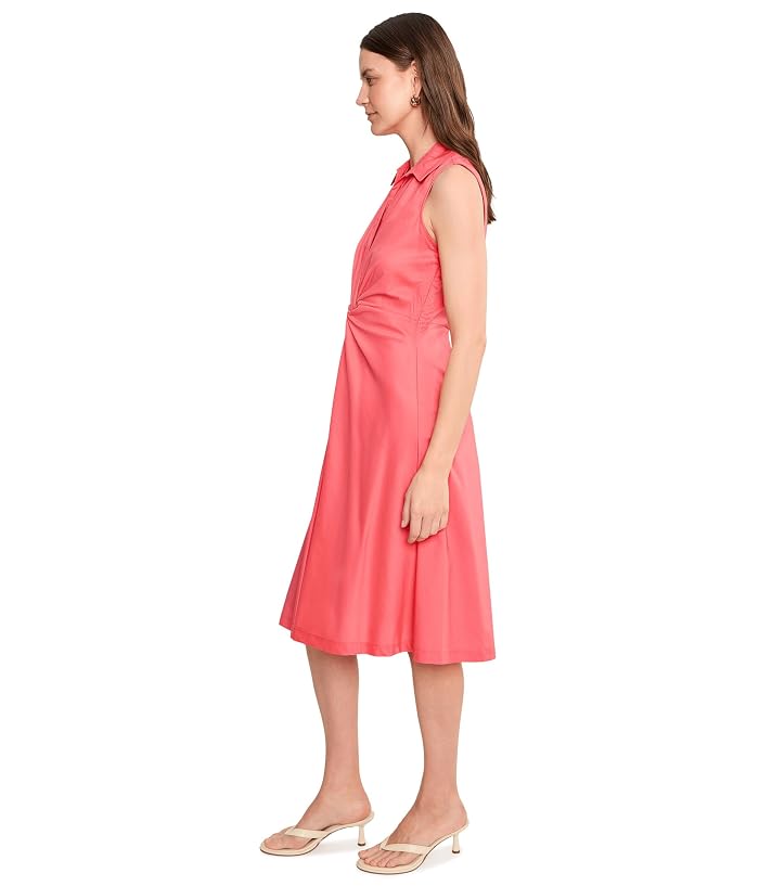 Calvin Klein Collared Twist Front Cotton Dress - Image 3