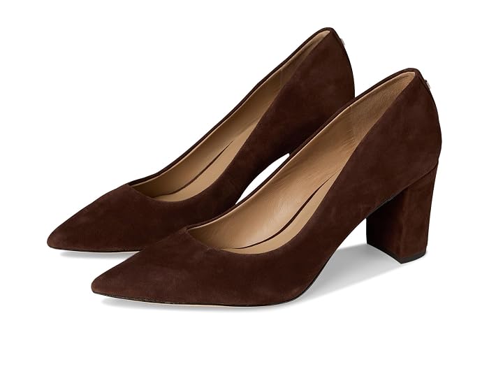 Lauren Ralph Lauren Lanette Suede Block-Heel Pumps