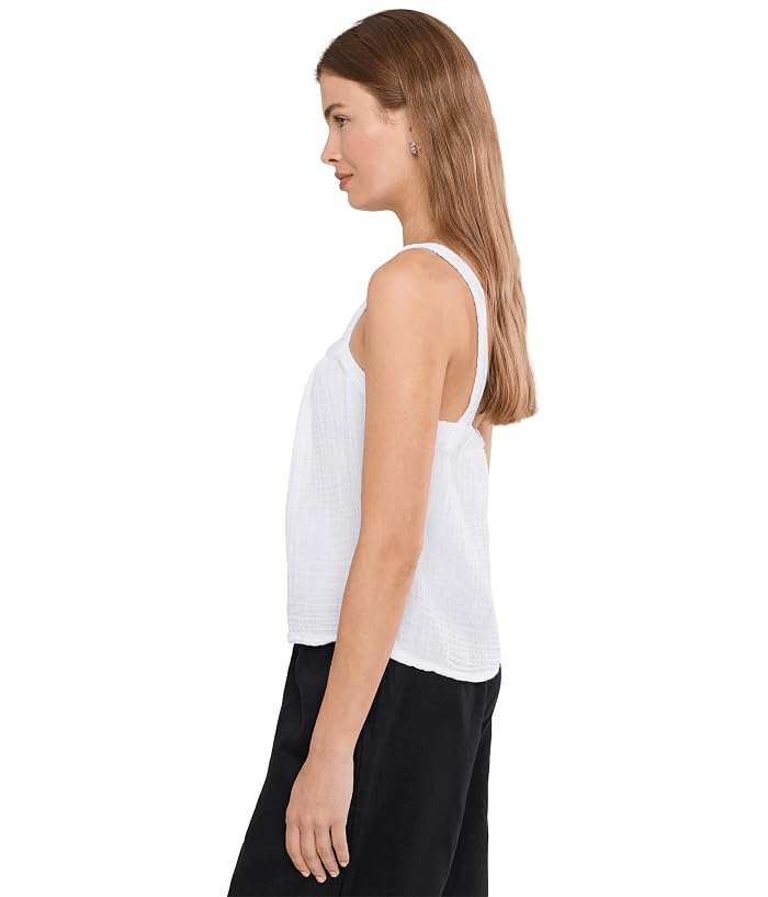 Michael Stars Mavi Button-Front Shirred Cami - Image 3