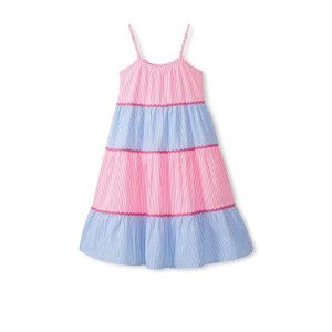 Hatley Kids Mixed Seersucker Strappy Midi Dress (Toddler/Little Kid/Big Kid)