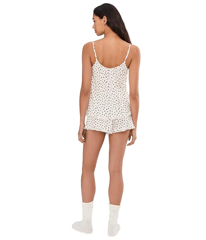 Eberjey Gisele TENCEL™ Printed Modal Ruffle Cami & Shortie Short Set - Image 4