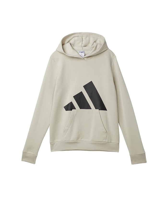 adidas Kids Essential Big Logo Fleece Hooded Pullover (Big Kid) - Image 3