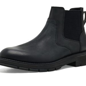 Nunn Bush Briggs Plain Toe Chelsea Chukka Leather Boots