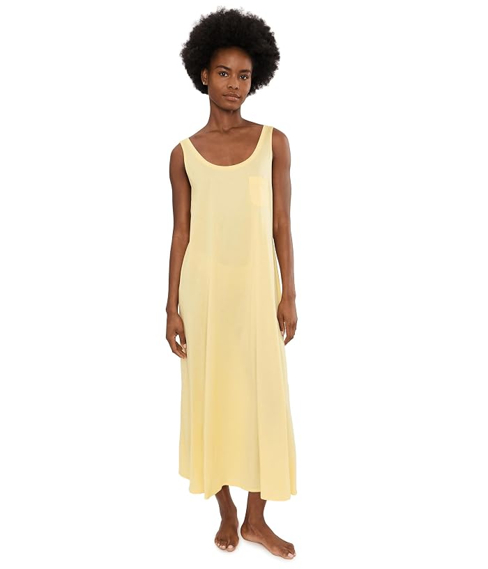 Hanro Cotton Deluxe Long Tank Nightgown