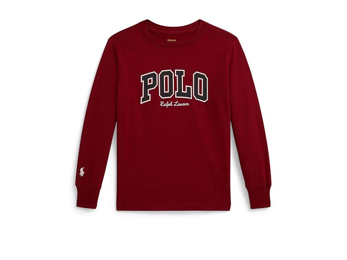 Polo Ralph Lauren Kids Logo Cotton Long Sleeve Tee (Toddler/Little Kid)