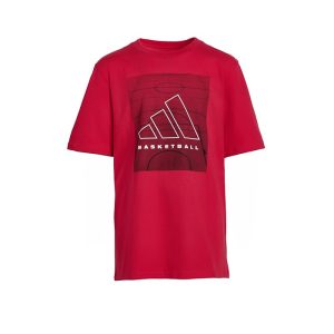 adidas Kids Basketball Court Tee (Big Kid)
