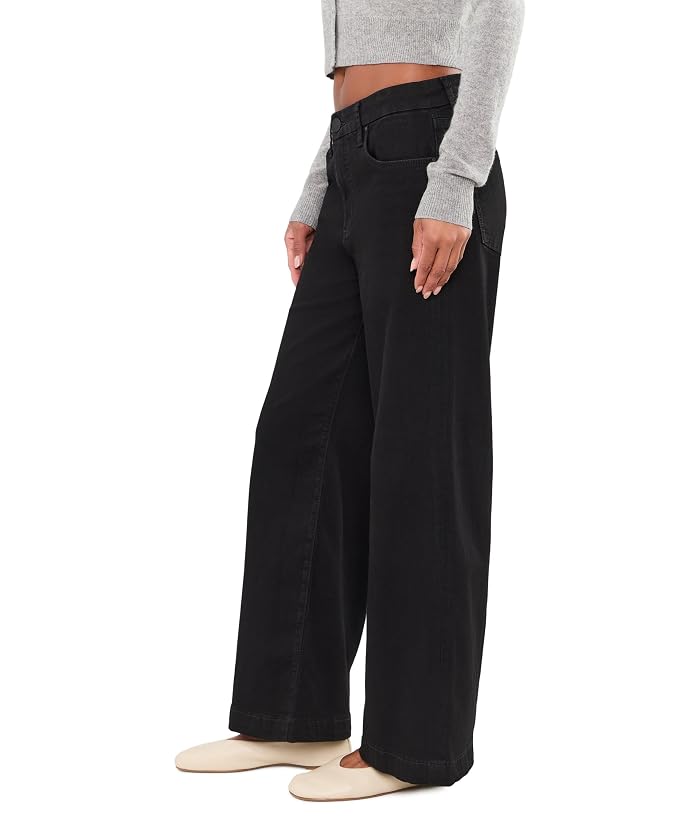 KUT from the Kloth Meg High-Rise Wide Leg In Black - Image 3