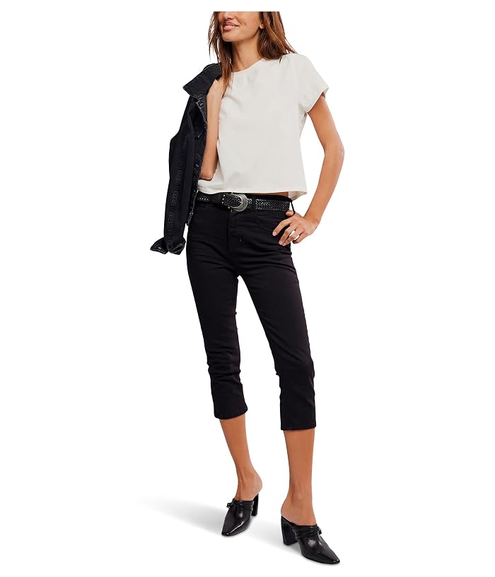 Free People We The Free Hot Take Slim Crop Jeans - Image 2