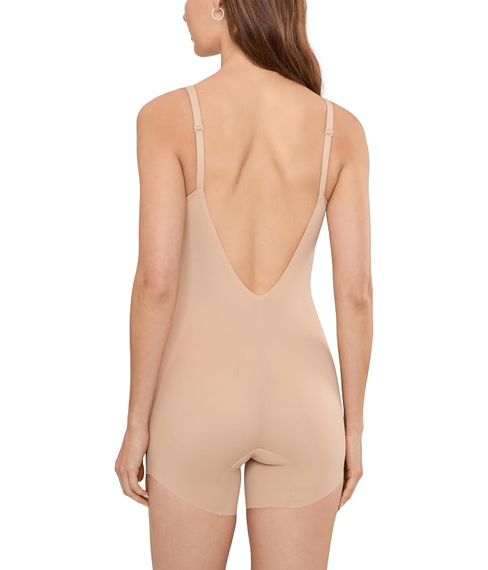 Naomi & Nicole Sidekick Slanted Hem Low Back Bodysuit - Image 3