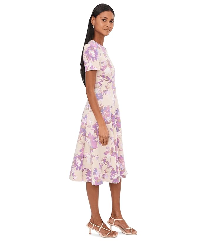 Calvin Klein Short Sleeve Scuba Floral Aline - Image 3