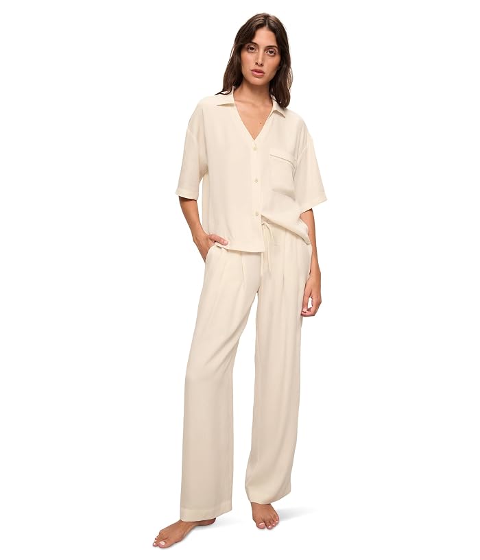 Eberjey Tencel Woven Short Sleeve Top - Image 4