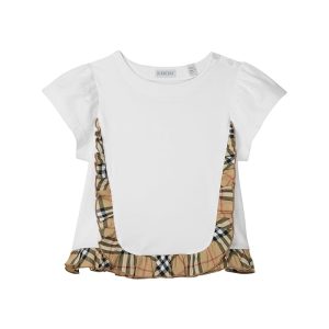 Burberry Kids Roxy Frill T-Shirt (Big Kid)