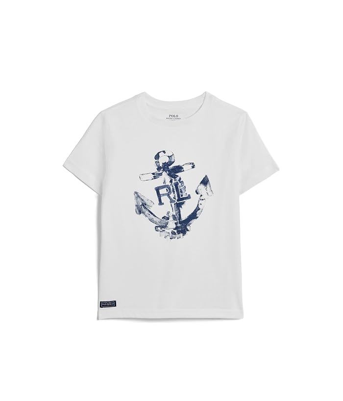 Polo Ralph Lauren Kids Anchor-Print Cotton Jersey Tee (Toddler/Little Kid) - Image 4