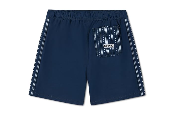 Hurley Kids Panel Seersucker Pull-On Swim Trunks (Big Kid) - Image 2