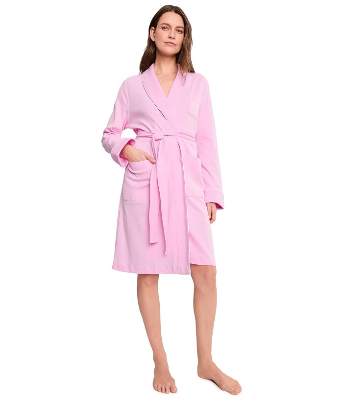 Lauren Ralph Lauren Long Sleeve Quilted Collar Robe - Image 2