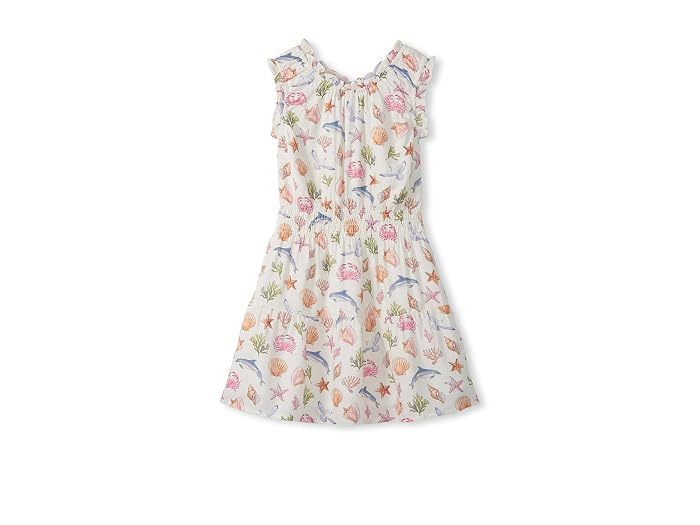 Hatley Kids Vintage Sea Life Gathered Dress (Toddler/Little Kid/Big Kid) - Image 3