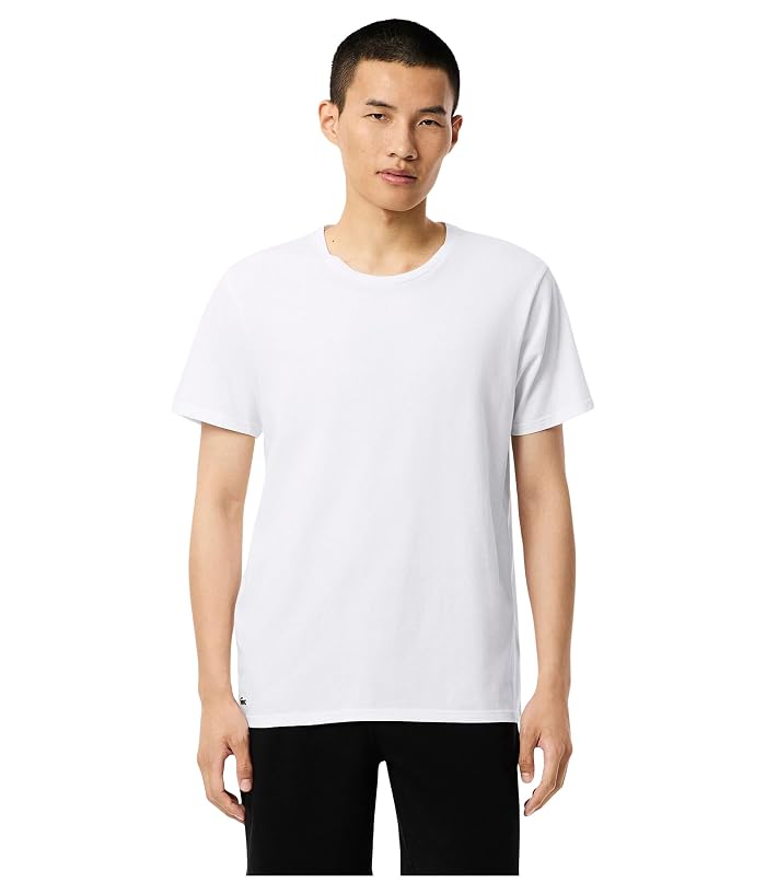 Lacoste 100{c4b802007c7f4a40b7f8f6bf46524c13752c9ce2743d29ab82b33dafed4c092d} Cotton Regular Fit Crew-Neck T-Shirt 3-Pack - Image 2