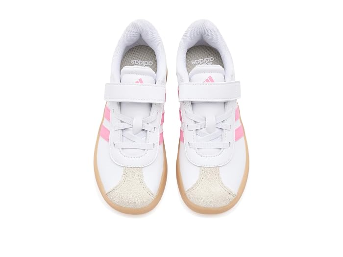 adidas Kids VL Court 3.0 Elastic Lace & Strap (Little Kid) - Image 2