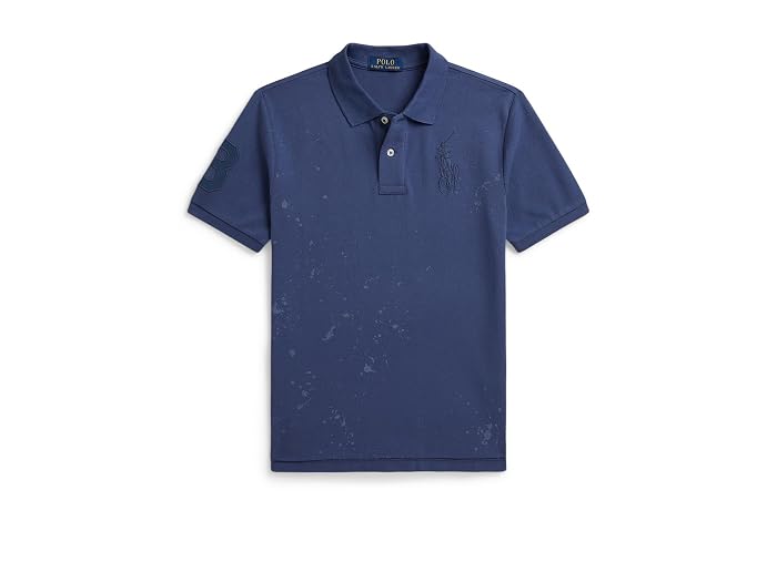 Polo Ralph Lauren Kids Big Pony Paint-Print Mesh Polo Shirt (Big Kid)