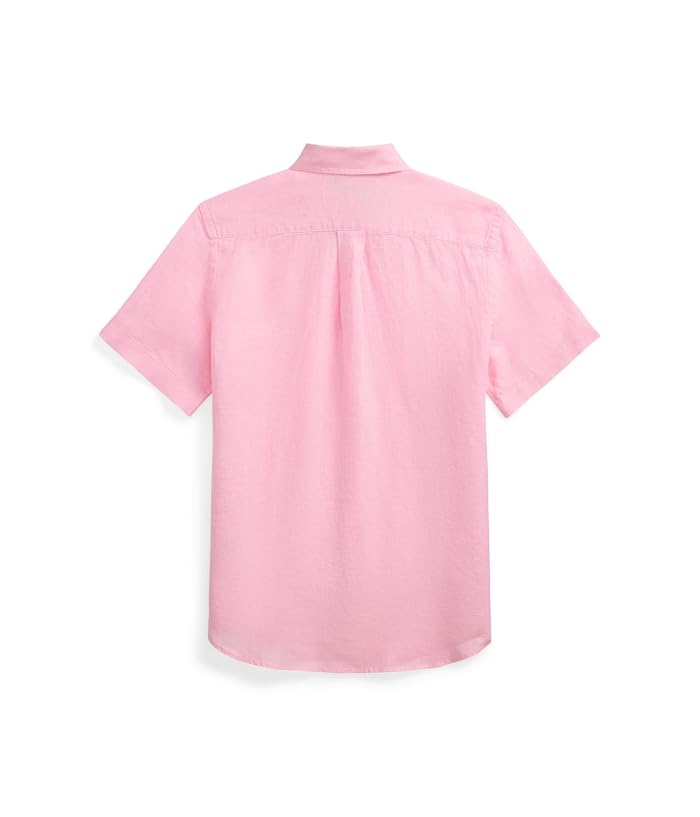 Polo Ralph Lauren Kids Linen Short Sleeve Shirt (Big Kid) - Image 2