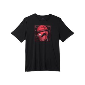 adidas Kids Poly Athlete Tee (Big Kid)
