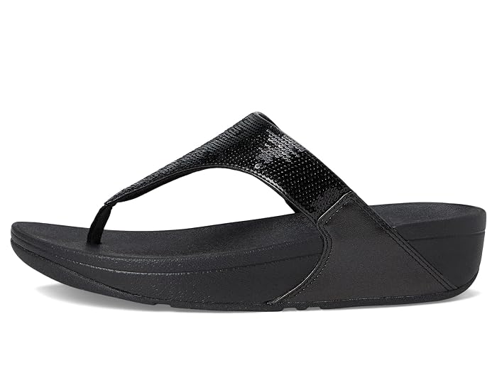 FitFlop Lulu Sequin Toe-Post Sandals - Image 2