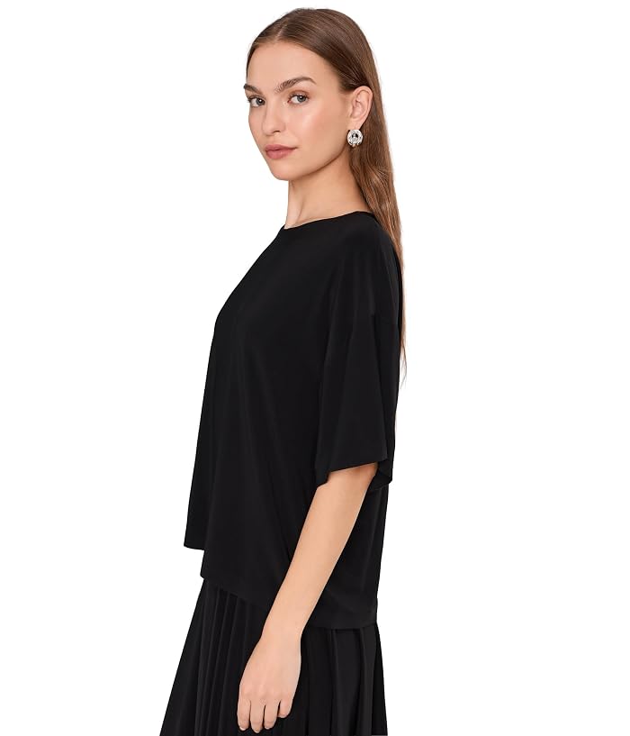 Norma Kamali Short Sleeve Boxy Top - Image 3