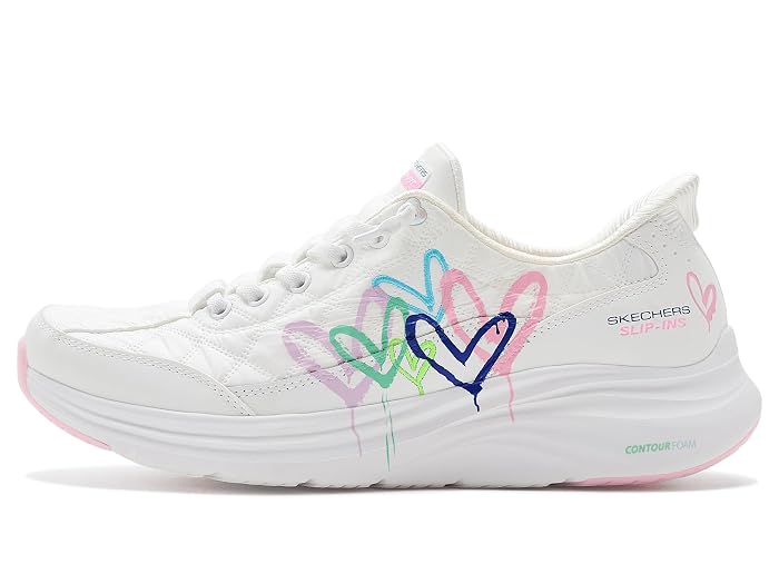 SKECHERS Contour Foam Cozy Fit Timeless Heart Hands Free Slip-ins - Image 2