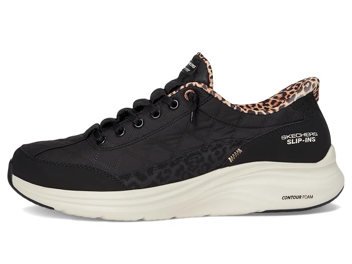 SKECHERS Contour Foam Cozy Fit Hands Free Slip-Ins Leopard Dream - Image 4