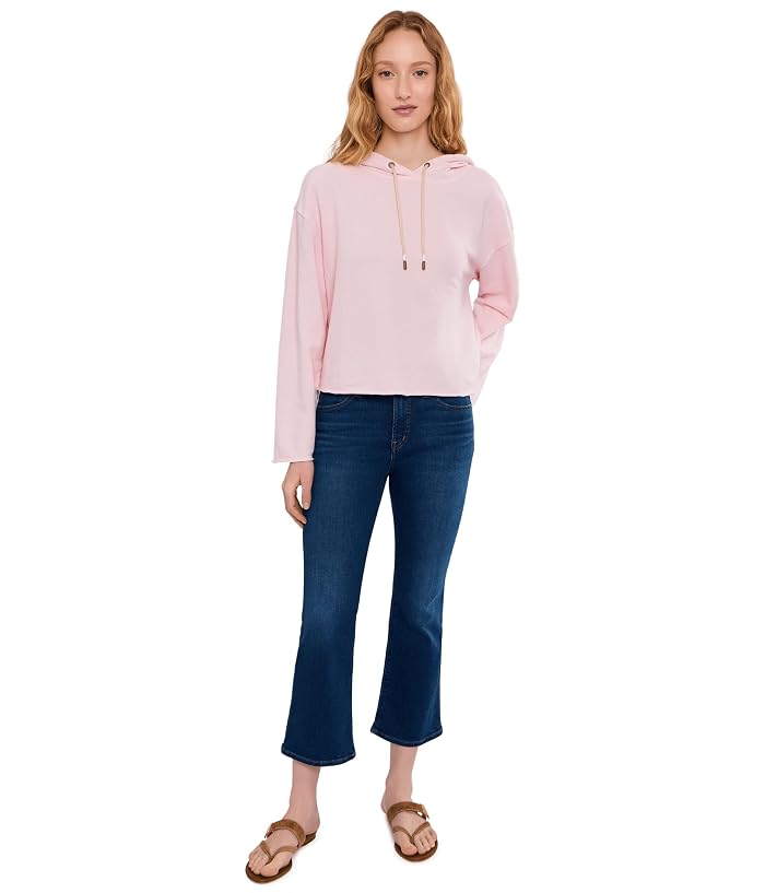 Mod-o-doc Textured Cotton Long Sleeve Shirttail Hoodie Sweatshirt - Image 2