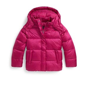 Polo Ralph Lauren Kids Metallic Down Hooded Jacket (Big Kid)