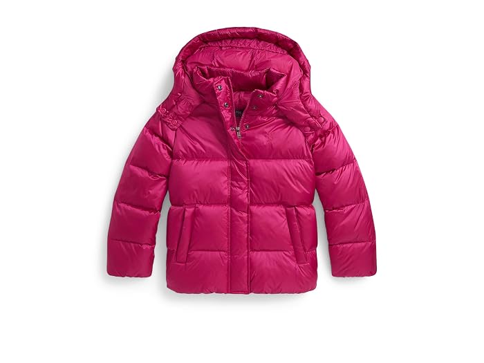 Polo Ralph Lauren Kids Metallic Down Hooded Jacket (Big Kid)