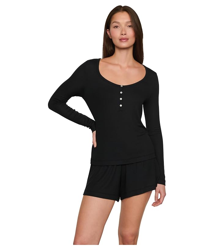 Eberjey Dream Rib Relaxed Shorts - Image 2