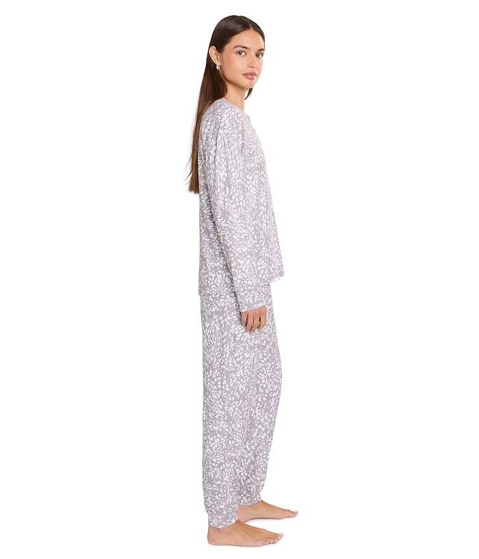 Karen Neuburger Two-Piece Long Sleeve Henley Pullover and Joggers Set - Image 2