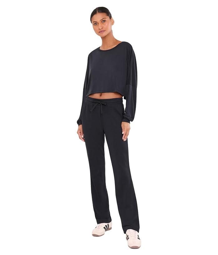 tasc Performance Stadium French Terry Wide Leg Sweatpants - Image 2