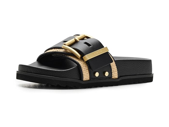 AllSaints Ellie Raffia Slider