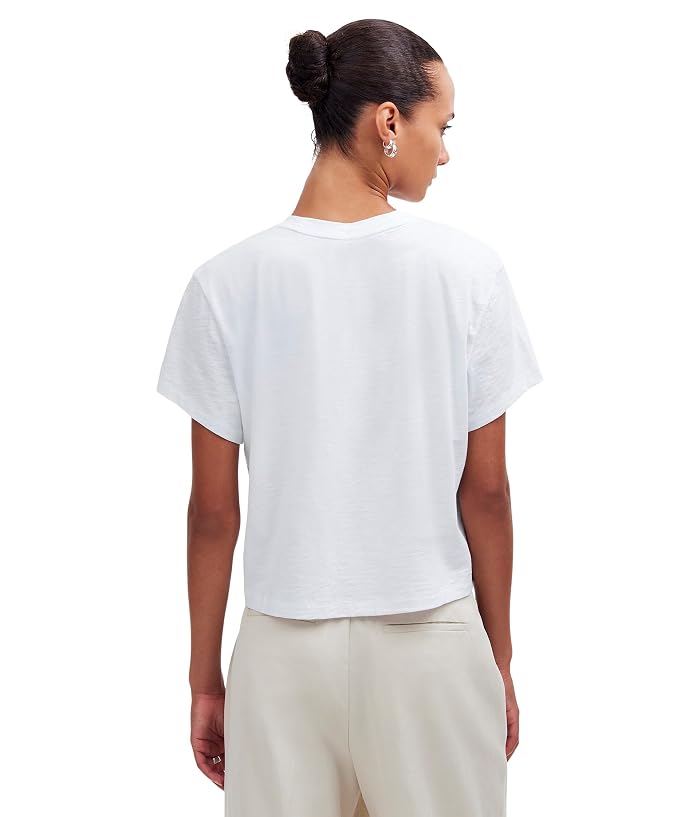 Madewell The Boxy Crop Tee in Soft Slub - Image 2